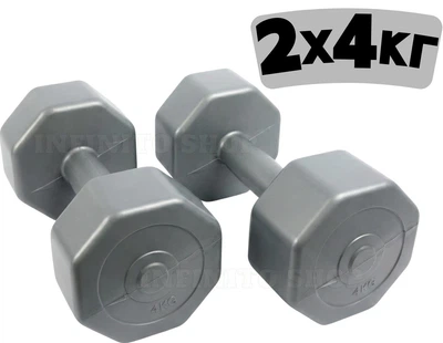 Гантели композитные для фитнеса Infinito Fitness 2×4 кг (набор 8 кг)
