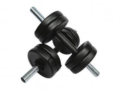 Гантели M-SPORT разборные по 6 кг 2 шт. с металлическим грифом 12 кг (MS2X6K)
