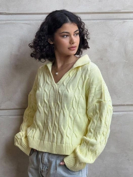 Светр, колір Жовтий Fashion 9NO_128Yellow S 2000000960784