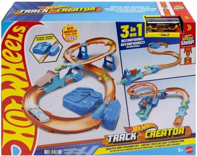 Моторизований трек Hot Wheels Track creator Boosted Jump Speedway Kit Крутий стрибок (JDB49)