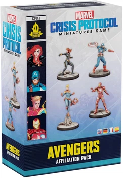 Dodatek do Marvel Crisis Protocol – Avengers Affiliation Pack (wersja angielska) (841333122645)