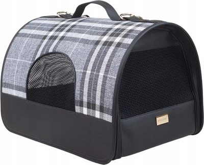 Torba transportowa dla psów Amiplay Kent M Czarna (5907563256507)