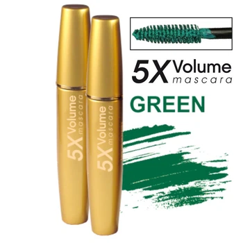 Туш для вій Gold Mascara Volume 5 X об'ємна maXmaR MM-0425 Green