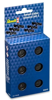 Zestaw farb modelarskich Revell Email Color General Set 5 Gloss/Matt 6 x 14 ml (4009803322179)
