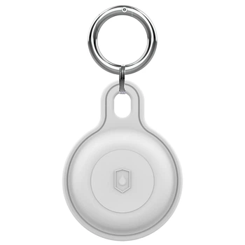 Силиконовый чехол , брелок , Air Tag / AirTag . Белый цвет