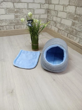 Будинок для морських свинок, шиншил, гризунів Animals_joy Норка M 20*29 см (138)