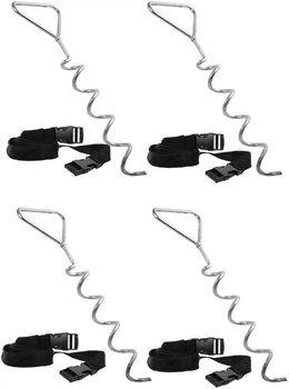 Zestaw kotew gruntowych Hudora do trampoliny 8 szt. 65011 (4005998201770)