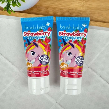 Зубна паста для дітей Brush-Baby Strawberry Unicorn (3+) фтор 1350 ppm 50мл єдиноріжка (смак полуниці), 2 шт