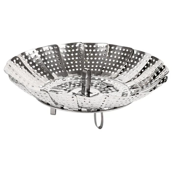 Вставка-пароварка для кастрюли из нержавеющей стали Folding Dish 27 см (R99177-M)