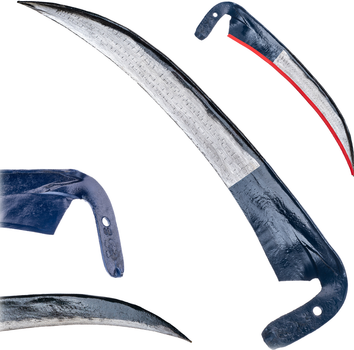 Kosa ogrodowa metalowa Kadax Civita 60 cm Niebieska (K3490)