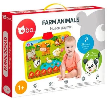 Ігровий килимок дитячий bo. Farm Animals (4743199002504)
