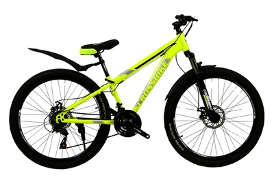 Велосипед CrossBike STORM 26" 13" Жовтий