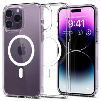 Чехол панель Spigen OEM GC Ultra Hybrid Crystal with MagSafe MagFit для Apple iPhone 14 Pro Max Transparent