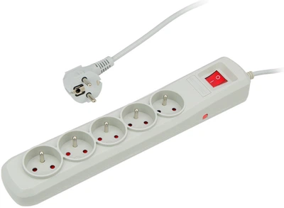 Фільтр мережевий Arcon ARC-5 1.5 м Сірий (5904722197671)