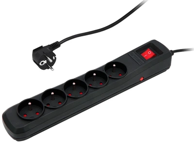 Фільтр мережевий Arcon ARC-5 3 м Чорний (5904722197657)