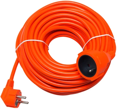 Подовжувач мережевий Blow PR-160 1-розетковий з заземленням 20 м Помаранчевий (5900804141709)