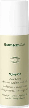 Krem do twarzy HealthLabs Solve On Acne z kwasem azelainowym 10% 30 ml (5906146792852)