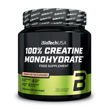 Моногидрат креатина Biotech USA 100% Creatine Monohydrate (300 грамм) со вкусом Персик холодный чай (594593)