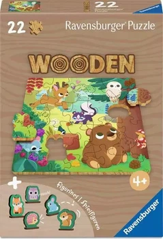 Пазл дерев’яний Ravensburger Лісові тварини 22 елементи (12004080) (4005555040804)