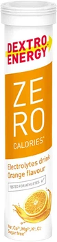 Спортивний напій Dextro Energy ZERO Calories (20 таблеток по 4 г), Електролітні шипучі таблетки без цукру, Апельсин
