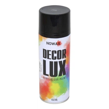 Акриловая краска 450мл NOWAX Decor Lux черный металлик (NX48059)
