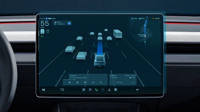 Захисне скло Pixsel на монітор TESLA MODEL Y - 16“ 2025 - (гібридне мат)