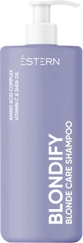 Шампунь для ухода за светлыми волосами ÉSTERN Blondify Blonde Care Shampoo для натуральных, мелированных и обесцвеченных волос 1 л (4823115506764)