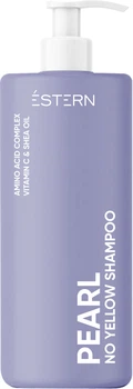 Шампунь для нейтрализации желтизны ÉSTERN Pearl No Yellow Shampoo для обесцвеченных, светлых и седых волос 1 л (4823115506788)