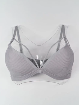 Бюстгальтер ISSA PLUS BL3-175 S/M серый (issa2007682680702)