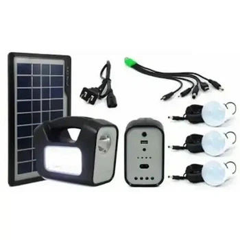 Сонячна станція 6В, 4500mАч 220-240В, 50-60Г GDLite GD3 18.5*13.5*7.5см із USB кабелем для підзарядки телефонів