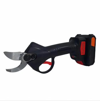 Секатор акумуляторний Li-ion 48V 110-220 В 30 мм, зарядка за 1.5 години, час роботи до 4 годин, чорний