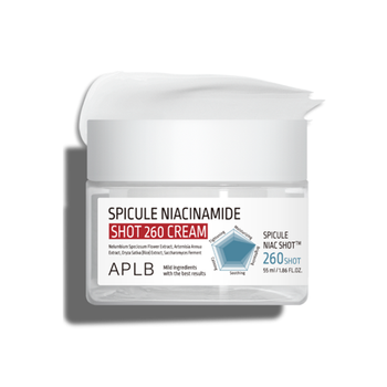 Крем APLB Spicule Niacinamide Shot 260 Cream з ніацинамідом та мікроголками, 55 мл