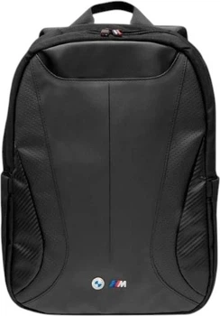 Plecak na laptopa BMW Carbon&Leather Tricolor 16" Black (3666339046774)