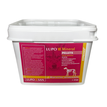 Добавка для укрепления костных тканей Luposan Lupo Mineral Pellets 3 кг
