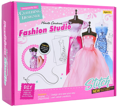 Набір Маленької Дизайнерки Ramiz ZDZ.007-B блакитні матеріали + аксесуари (5903864975086)