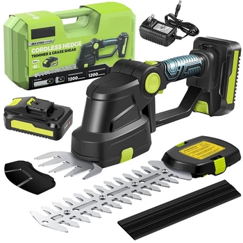 Аккумуляторный кусторез KRAFFTEC Saker Trimmer 36V 60 минут автономной работы 2 насадки