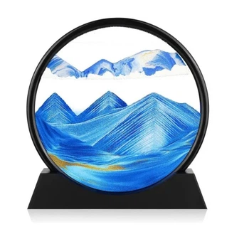 Настольная песочная 3D картина пейзаж 30x30 см