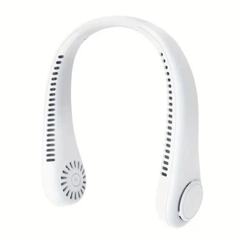 Портативный вентилятор на шею Neck Fan X5 безлопастный охлаждение лица и затылка