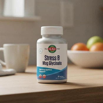 Гліцинат магнію від стресу із вітамінами групи B KAL Stress B Mag Glycinate 60 капсул