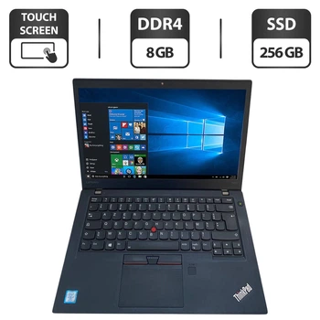 Ноутбук Б-класс Lenovo ThinkPad T470s / 14" (1920x1080) IPS Touch / Intel Core i7-6600U (2 (4) ядра по 2.6 - 3.4 GHz) / 8 GB DDR4 / 256 GB SSD / Intel HD Graphics 520 / WebCam б/у