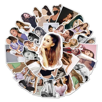 Набор наклеек стикеров Ариана Гранде 50 штук наклейки музыкантки Ariana Grande