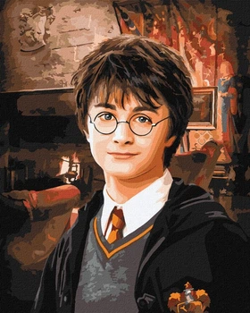 Obraz po numerach Ideyka WB Harry Potter: Salon Gryffindoru 40x50 cm (KHO8708)