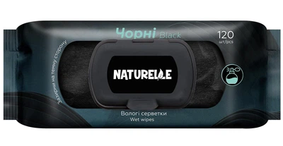 Влажные салфетки универсальные Naturelle Classic Fresh&Mint черные 120 шт.