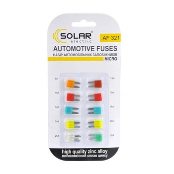 Набор предохранителей SOLAR "Микро" AF321,10 шт. STM03459