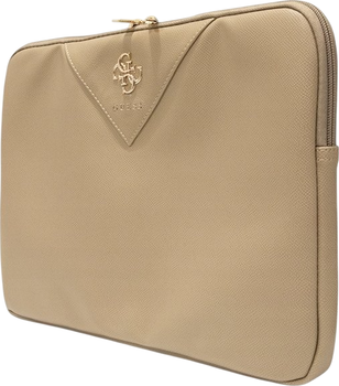 Чехол для ноутбука Guess Sleeve Triangle 4G 14" Light Gold (GUCS14ZPGSTEGD)