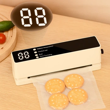 Аккумуляторный вакууматор для продуктов USB 1200 мАч 60 кПа 10-20 с беспроводной упаковщик для еды