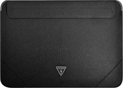 Чохол для ноутбука Guess Saffiano Triangle Logo 14" Black (3666339039868)
