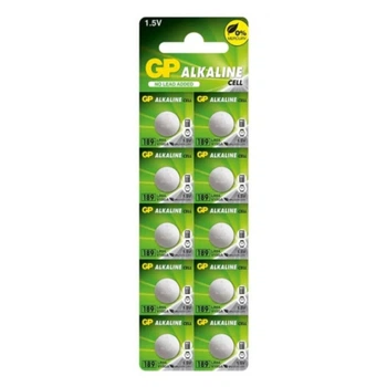 Батарейка GP 189/LR54/AG10 Alkaline 1.5V 20mAh 10 шт (7A45A998D80B)