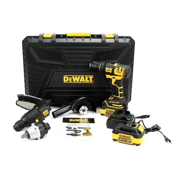 Многофункциональный аккумуляторный набор DeWalt DCD709M 5в1 (36V, 6Ah) – комплект насадок: шуруповерт, пила, гайковерт, УШМ, перфоратор для домашнего и профессионального использования