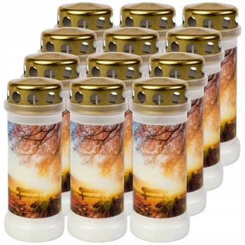 Набір лампадок Bolsius № 6 з металевою кришкою 12 шт (8717847132109)